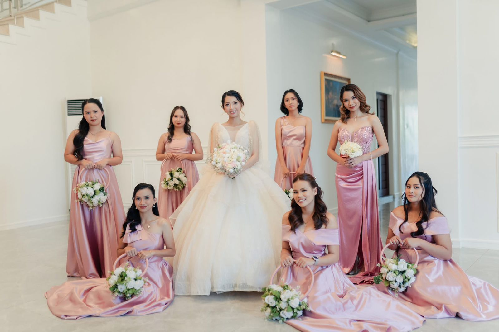 Bridal party hair and makeup collection in Dana Point