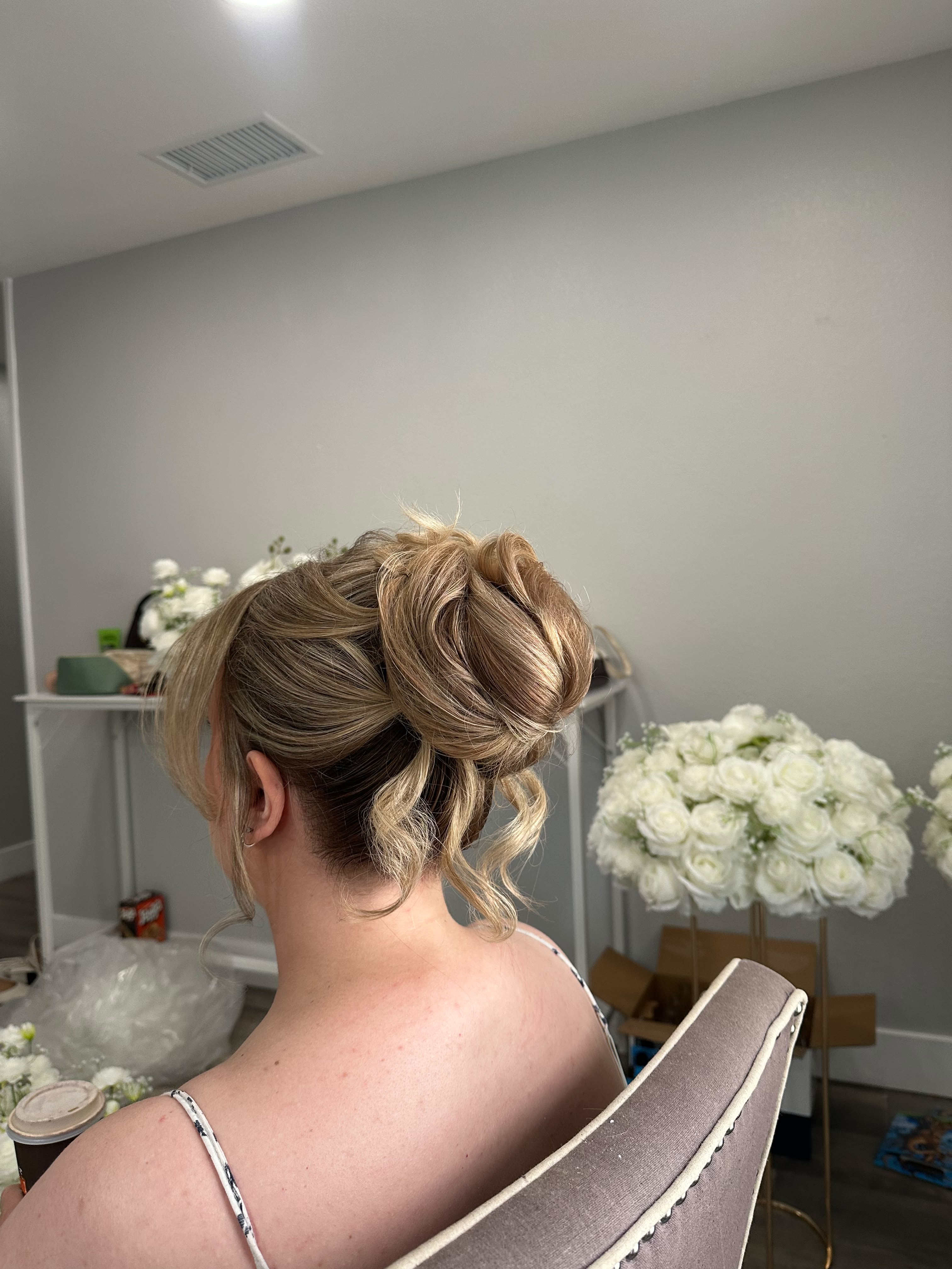 Soft glam bridal makeup with glowing skin in Irvine, CA